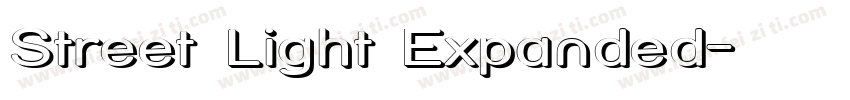 Street Light Expanded字体转换